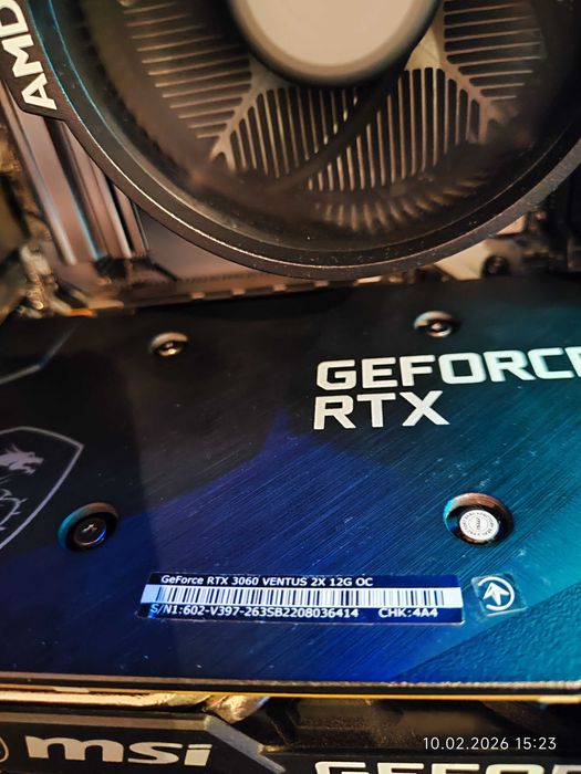 Геймърски Ryzen 5 5600X, RTX 3060 12GB, RAM 16GB DDR4