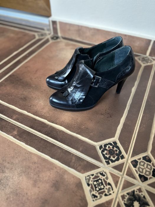 Botine dim piele naturală