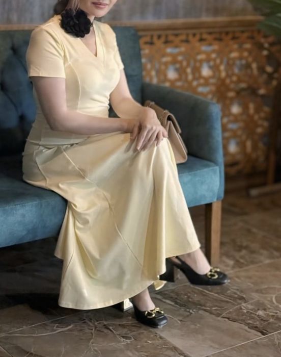 Платье трикотажное