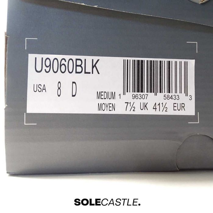 New Balance 9060 'Black Castlerock Grey'