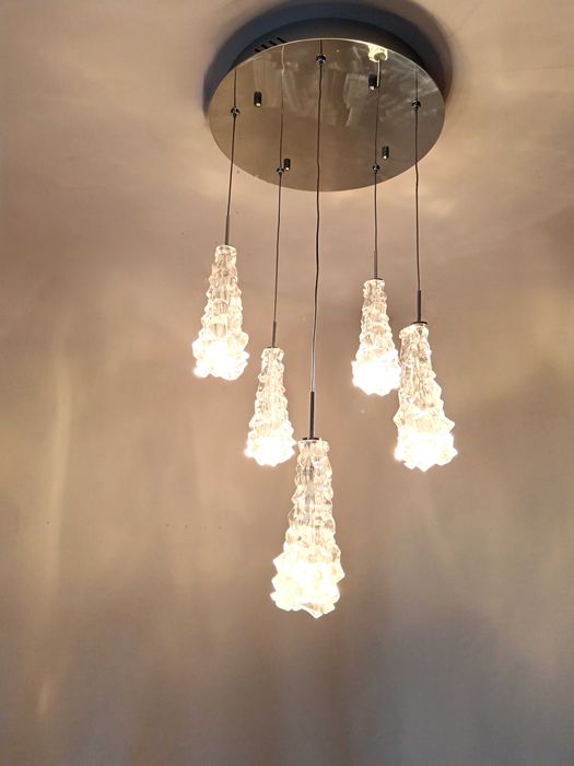 Lustra candelabru MASSIVE, Mid-Century Postmodern, vintage