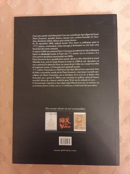 Caderea Vaticanului si a Wall Streetului dupa Sfantul Ioan 777