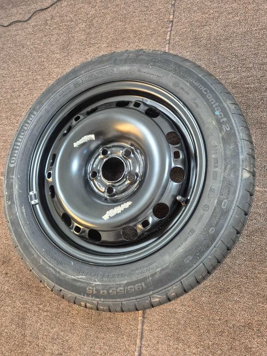 Roata Rezerva 5x100 15'' - 195/55/15 - OEM VW Polo / Seat Ibiza / Skoda Fabia - NOUA !