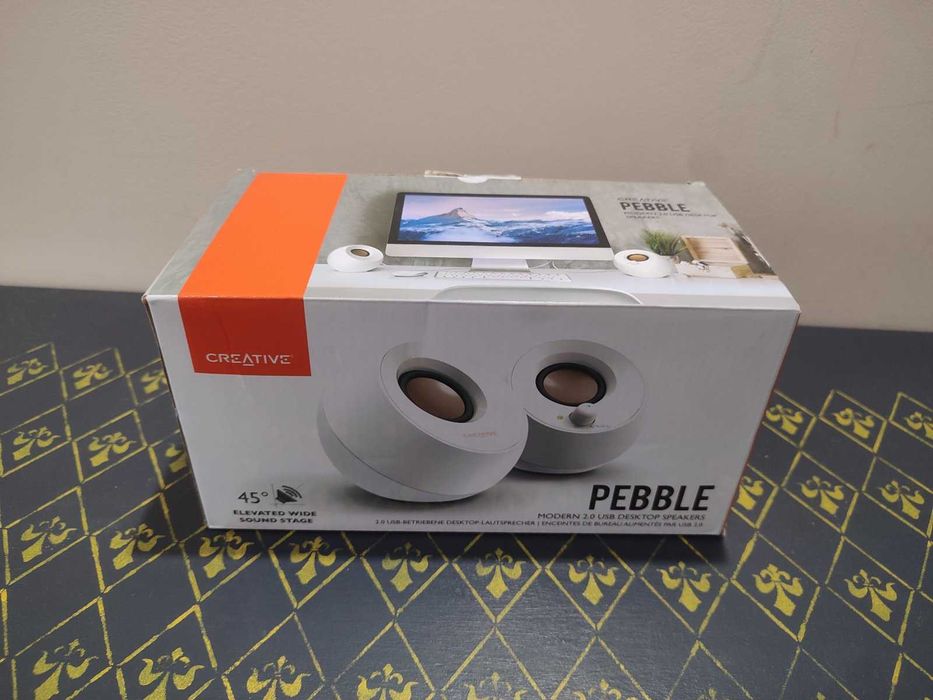 Creative Pebble, Черен/Бял /Аудио Продукти На Creative Labs/12м.г.