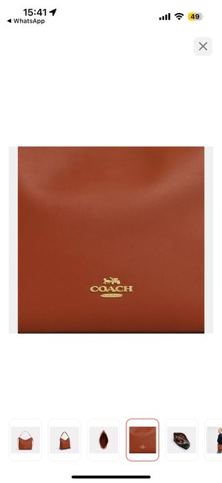 Продаю новую кожаную сумку Coach