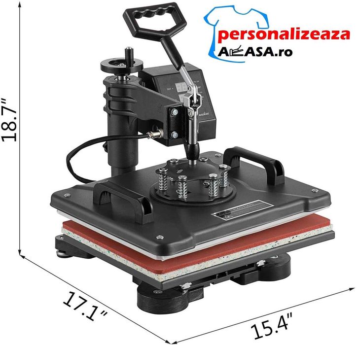 Echipament Personalizare / Presa Termica 8in1, Tricouri, Cani, Sepci