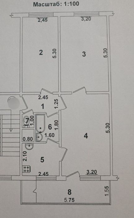 ЮНУСАБАД-11 КВАРТАЛ 3х ком/ 4этаж/4  Балкон 1,5*6  Не Торцевая! 68м²