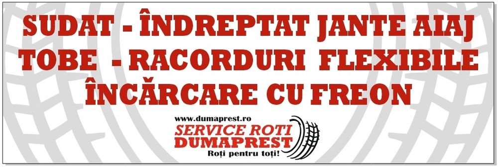 Sudat îndreptat jante geometrie vulcanizare anvelope scos antifurt