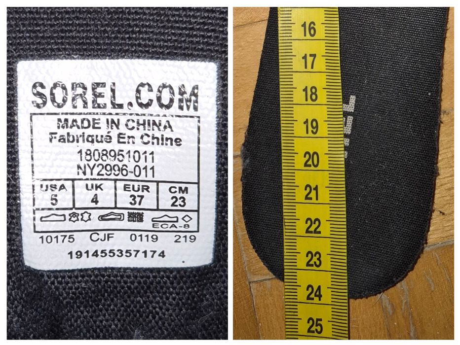 Ghete Sorel Madson Moc Toe, Piele, Impermeabile - Mărimea 37