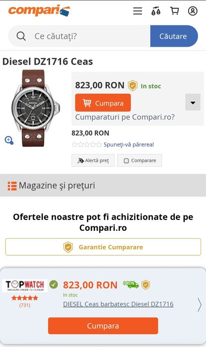 Ceas barbatesc Diesel DZ1716