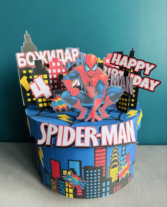 Картонена торта Спайдермен Spiderman
