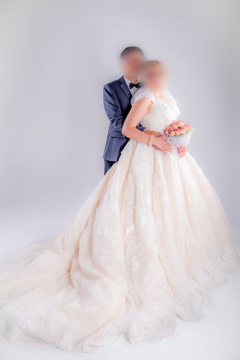 Шикарное свадебное платье