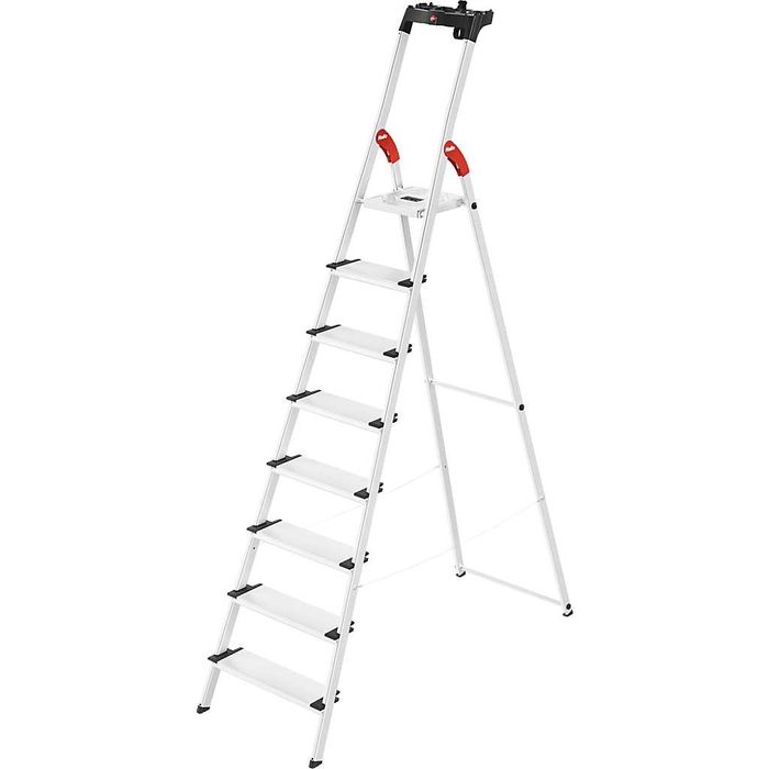 Scară dublă din aluminiu ComfortLine L80 – Hailo 7 trepte