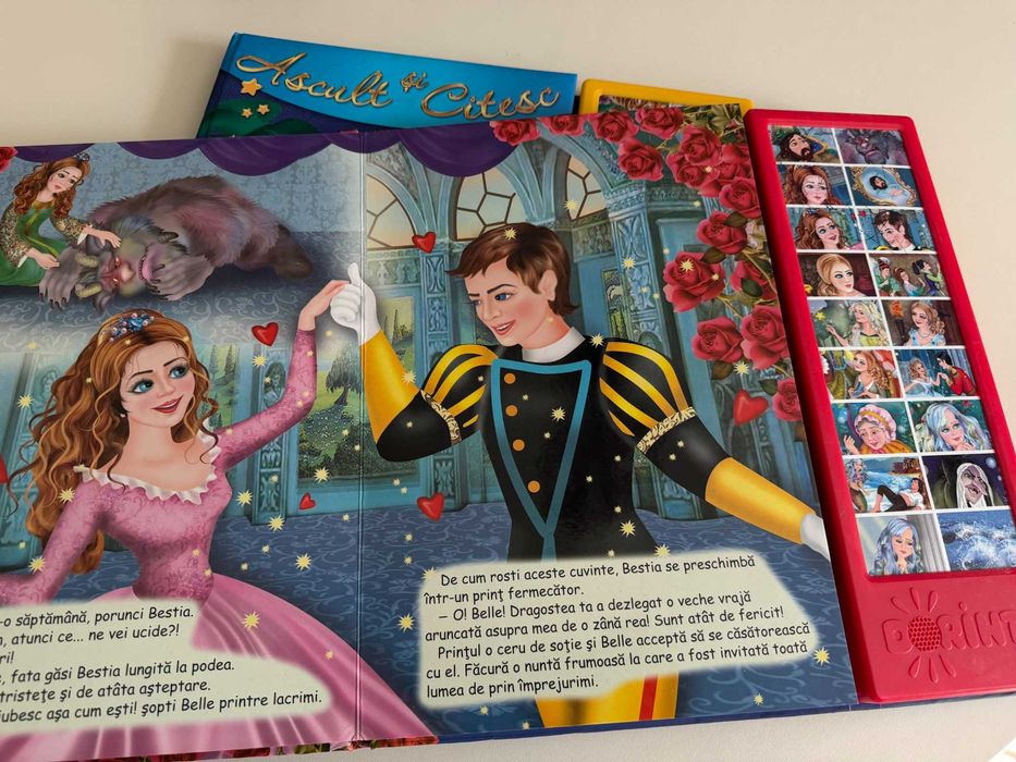 Carti cu povesti 'apasa si asculta' - 2 volume