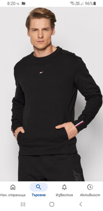 Tommy Hilfiger Sweatshirt Cotton Mens  S  НОВО!  ОРИГИНАЛ! Мъжка Блуза