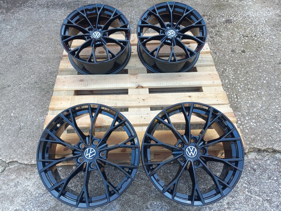 17"Vw GTI GTD Piano Black 7.5ж ет40 Golf Touran Passat Caddy Tiguan Je