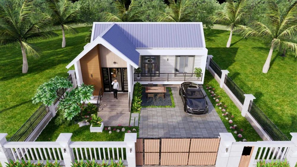 НА ИЗПЛАЩАНЕ - Евтина сглобяема къща с 2 спални, 116 кв. м