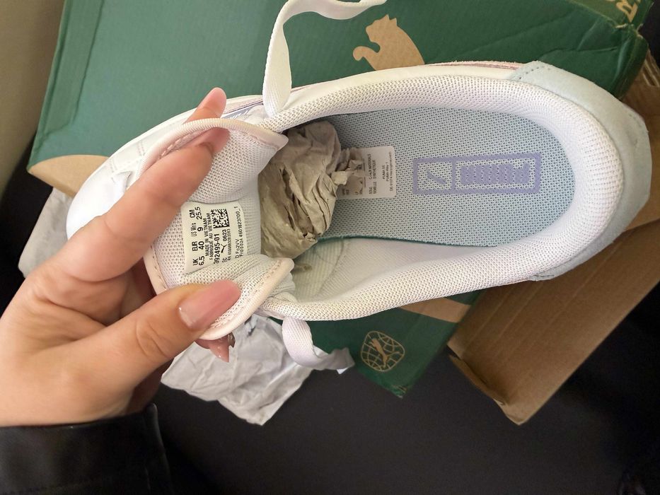 Puma mayze crashed white galaxy pink