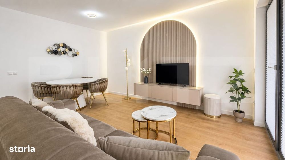 Apartament modern cu 3 camere, 65 mp, parcare subterana, Calea Moldove