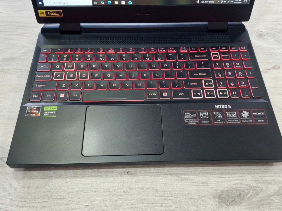 Геймърски лаптоп Acer Nitro 5 (AN515-46) | RTX 3070 Ti (8GB) | Ryzen 7 6800H | Кашон