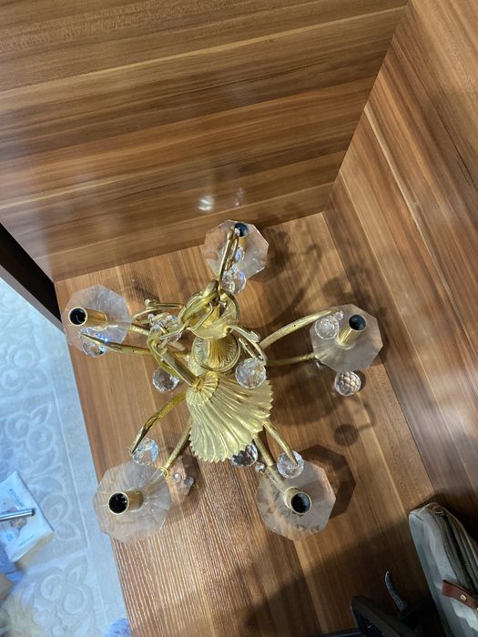Люстра чешский хрусталь
