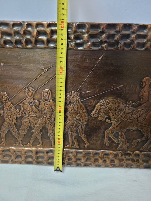 Медна картина пано 130х40 НАМАЛЕНА