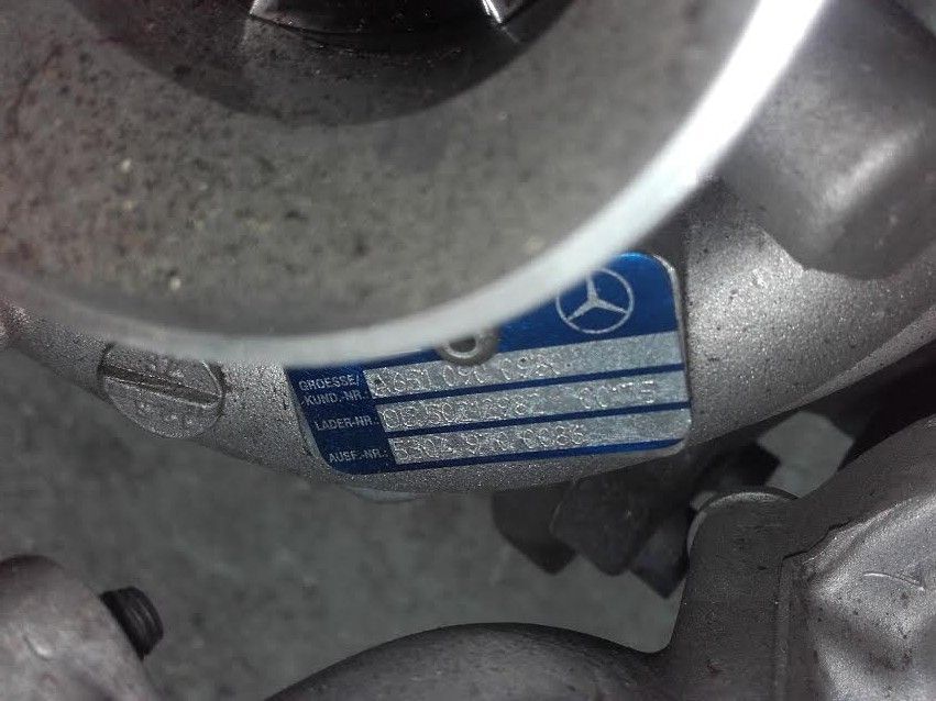 turbo, biturbo, turbina, turbine mercedes sprinter euro 5 a6510900980