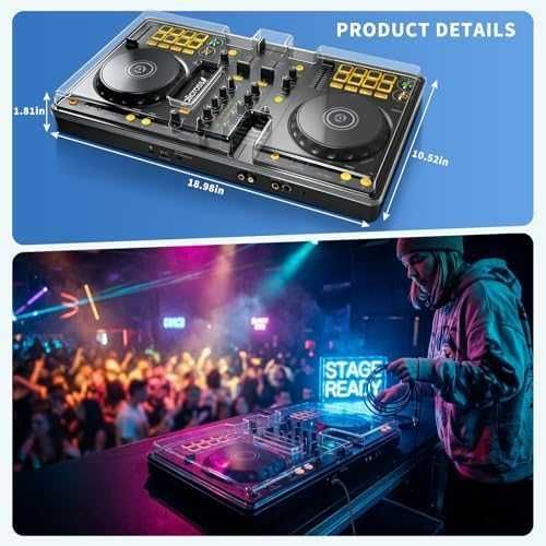 Нов Pioneer DDJ-FLX4 прозрачен защитен капак против прах за DJ контролер