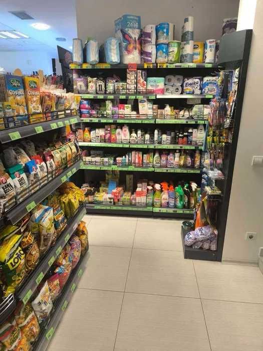 Стелажи за магазин/Търговско оборудване/Рафтове/Кошници/Колички/Каси