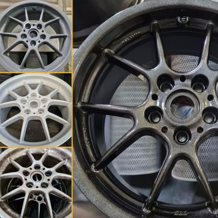 Sablare/Vopsire Jante Profesionala in Camp Electrostatic