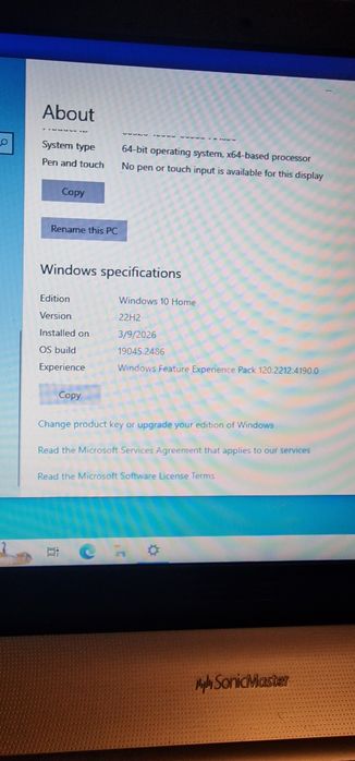 Laptop ASUS X541UV – i5 Gen6, 64-bit, pregătit de utilizare, (curățare și întreținere recentă)