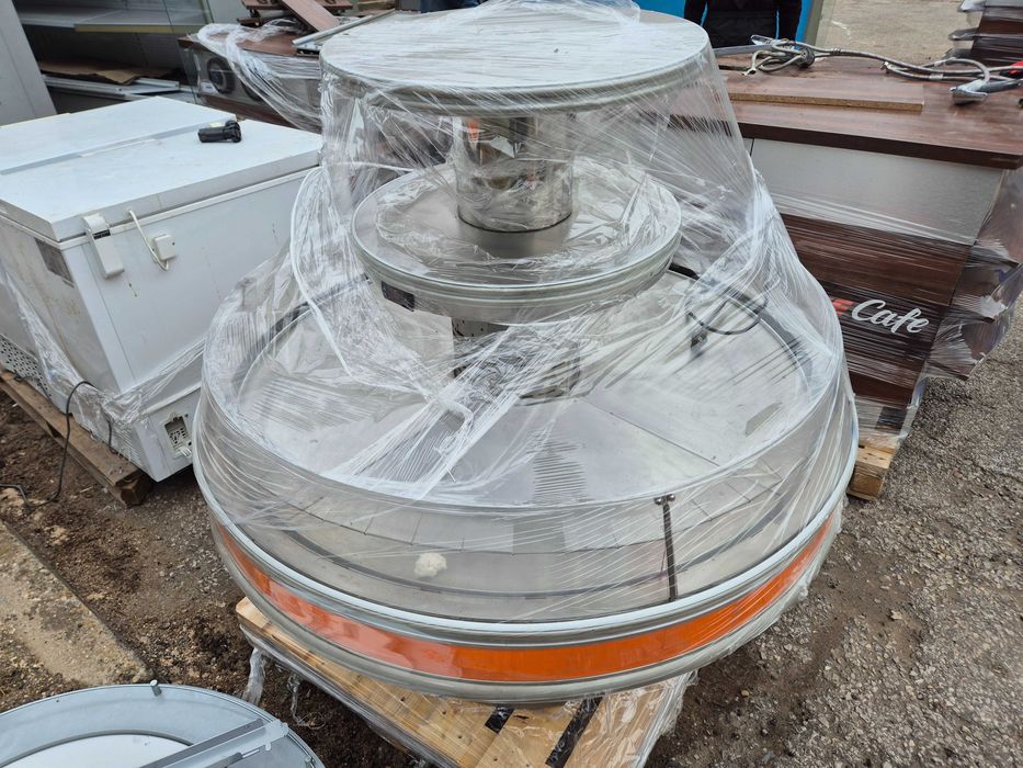 Eurocryor висок клас отворен хладилник с кръгъл остров