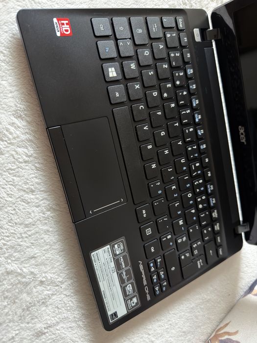Laptop Acer Aspire One 725 - 11.6” - 4GB RAM - HDD 500GB