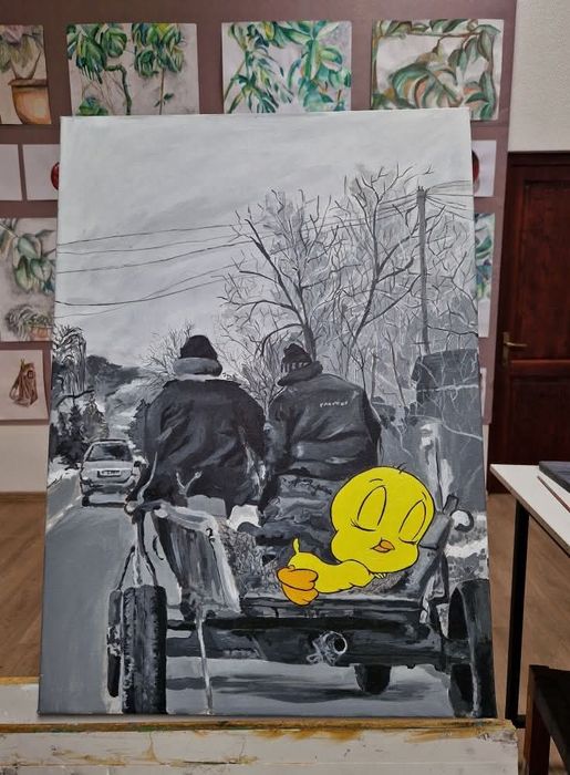 Pictez tablouri la comandă