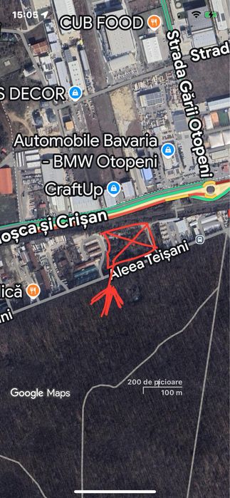 Inchiriez  teren 16.000mp Aleea Teisani Sct 1 Bucuresti,1.4€/mp