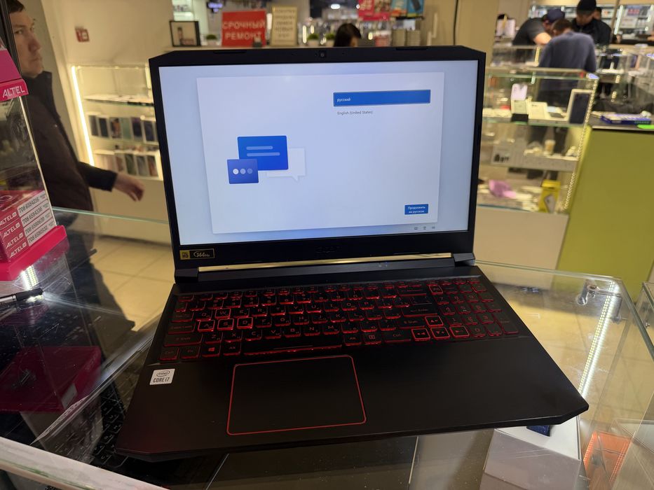 Ноутбук Aser Nitro 5 inel core i7