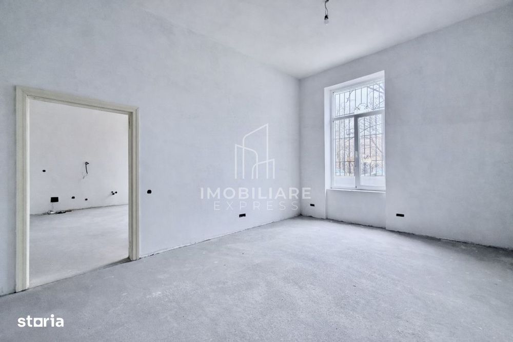 Apartament semifinisat avansat – 120 mp SEMICENTRAL.