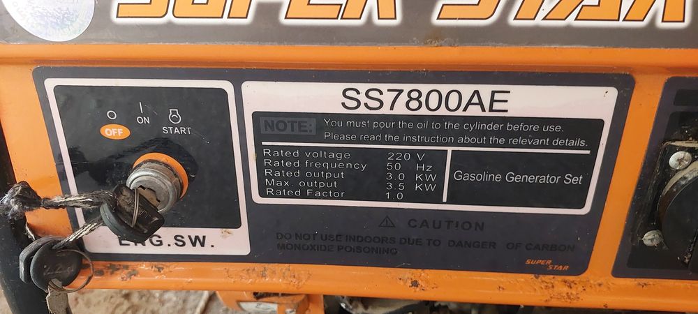 Generator dvijok  kw.