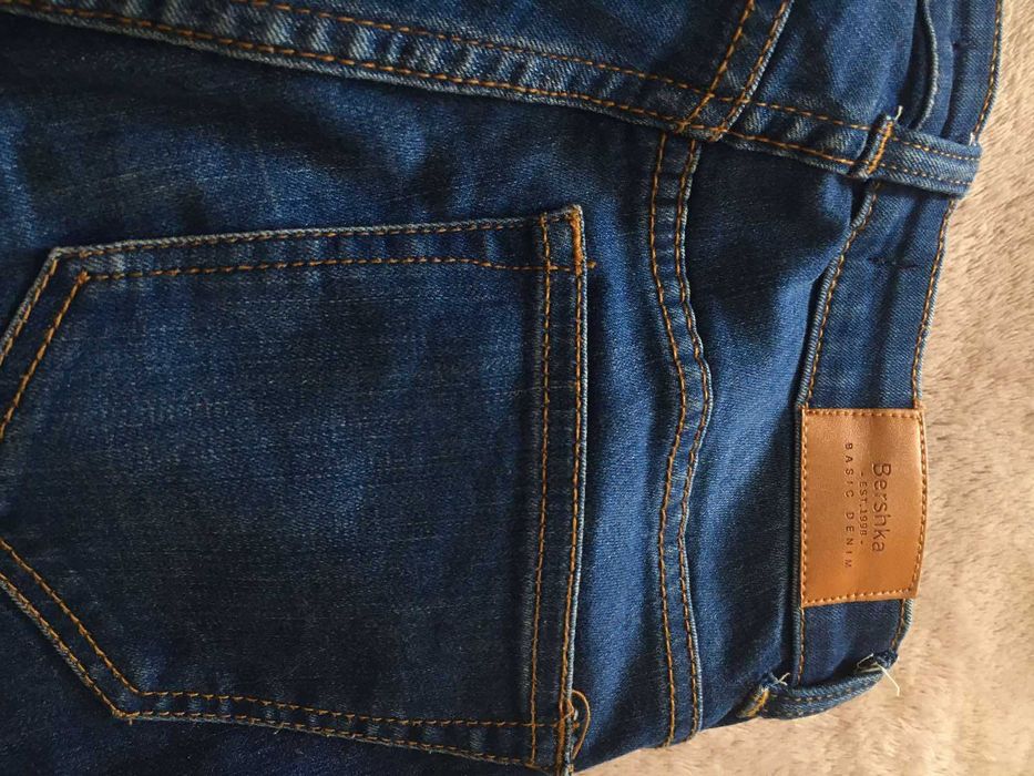 Дънки BERSHKA тъмносини