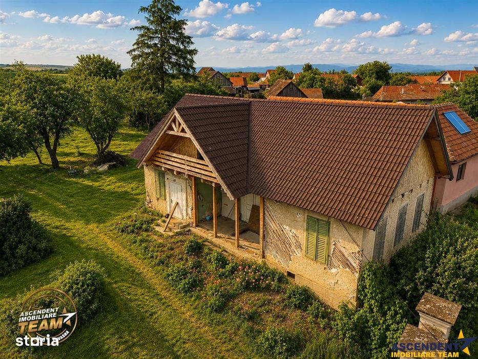 FILM! Casa personalizabila +2.700mp teren,pomi fructiferi,langa Sfantu