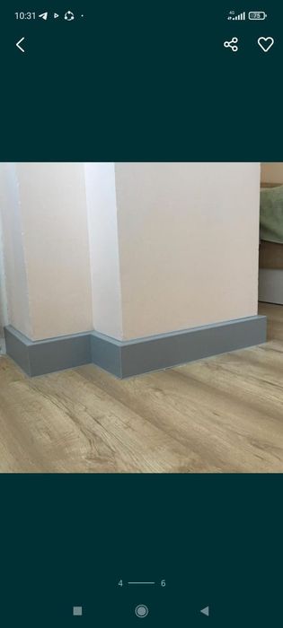 Установка плинтуса
