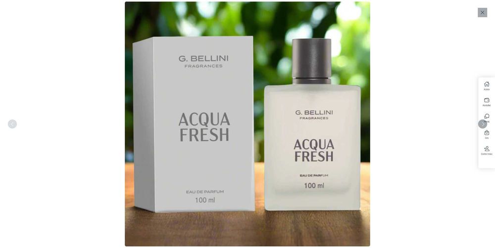 Parfum barbatesc fresh acvatic marin*Acqua Fresh, Barbati, 100 ml