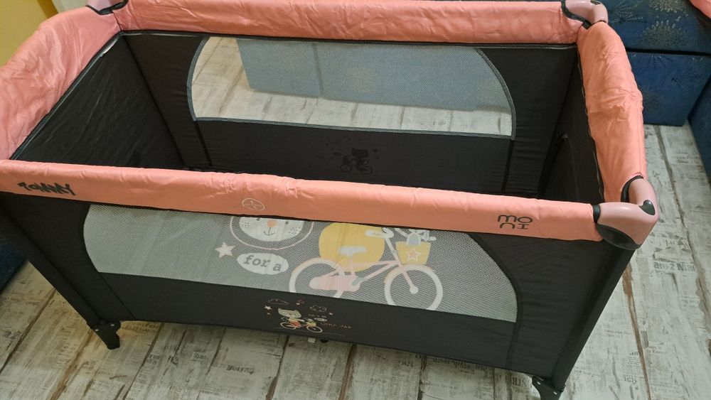 Pătuț/ țarc Pliabil Moni - model Tommy