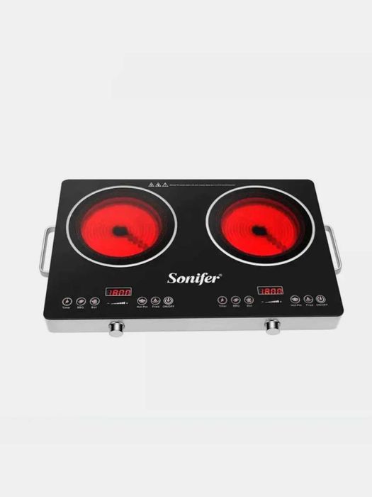 Индукционная плита Sonifer SF-3051 — 2 конфорки, сенсорное управление