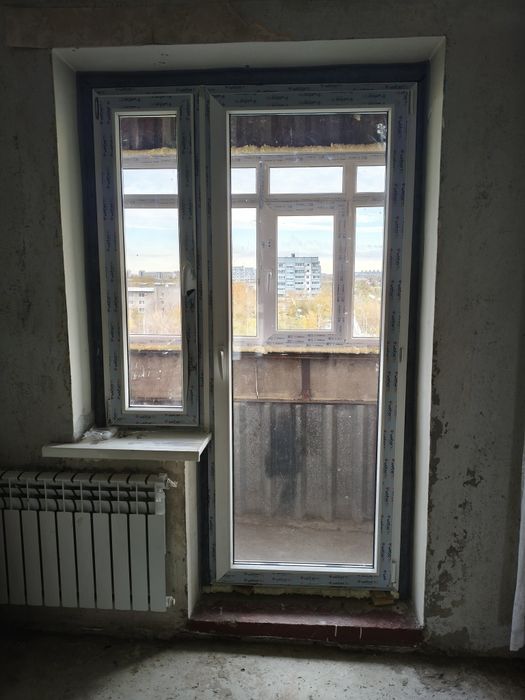 Продам балконный блок в комплекте новый!