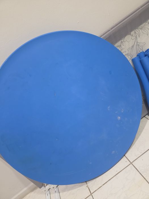 Детский столик синий