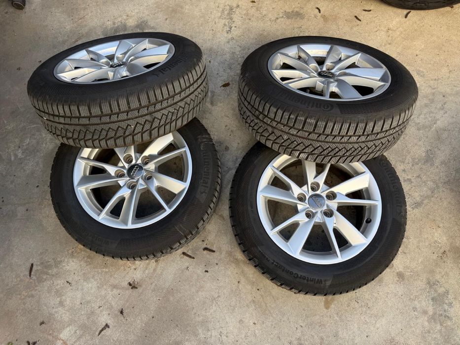 Roti  iarnă noi 205/60/r16 audi  5x112 gaura centrală 66,5