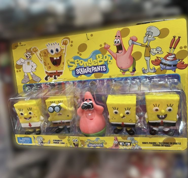 Голям комплект 5 броя фигурки Спондж Боб/Патрик /Sponge Bob фигурки