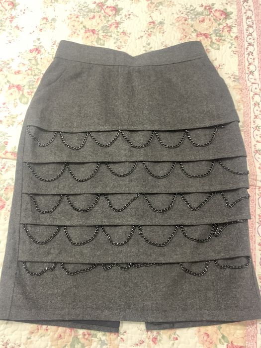 Костюм офисный, шерстяной.