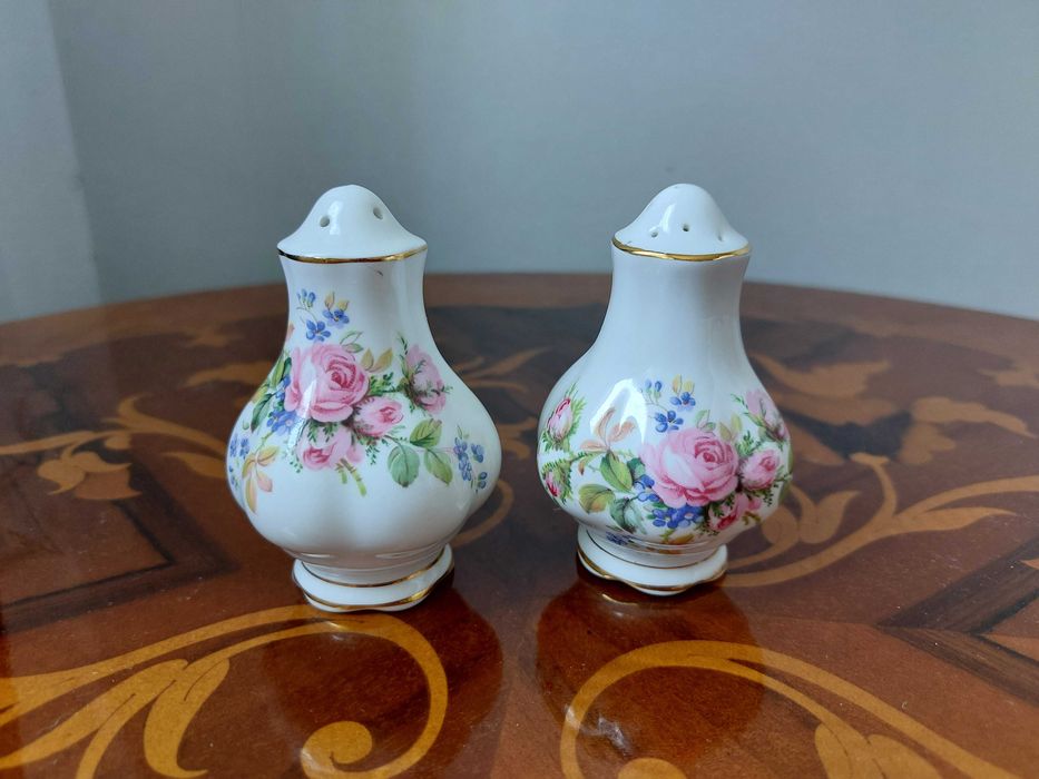 Set recipiente sare & piper Royal Albert Moss Rose Anglia